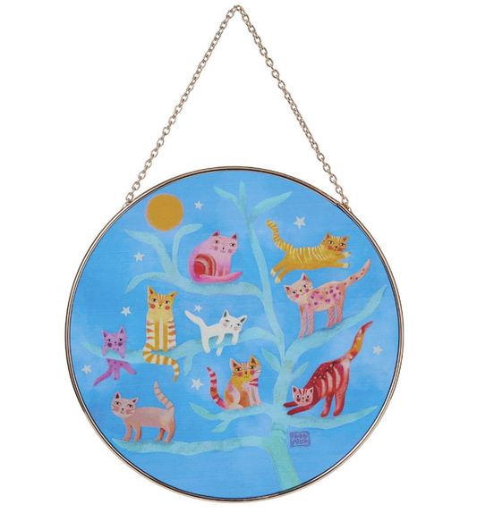 Crazy Cats Suncatcher