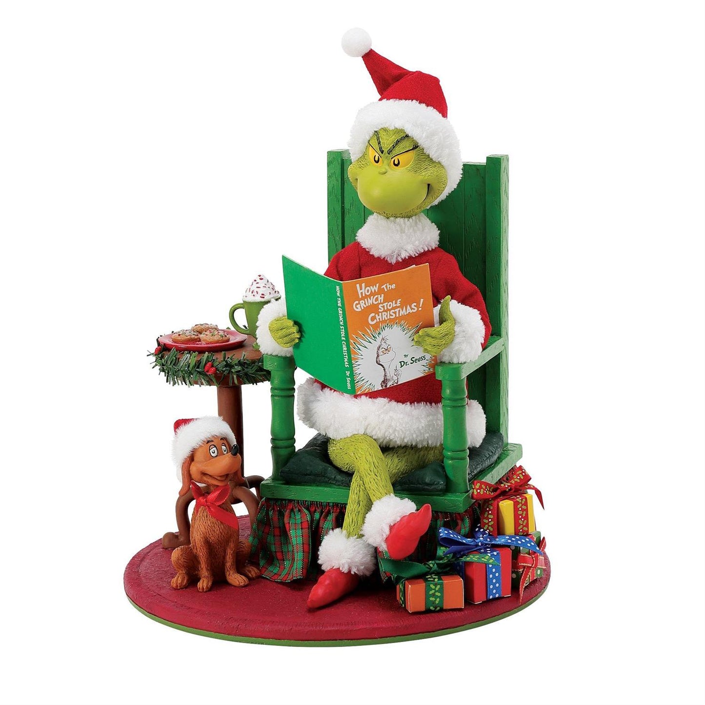 Bedtime Story Grinch Figurine