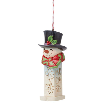 Snowman PEZ Dispenser Ornament