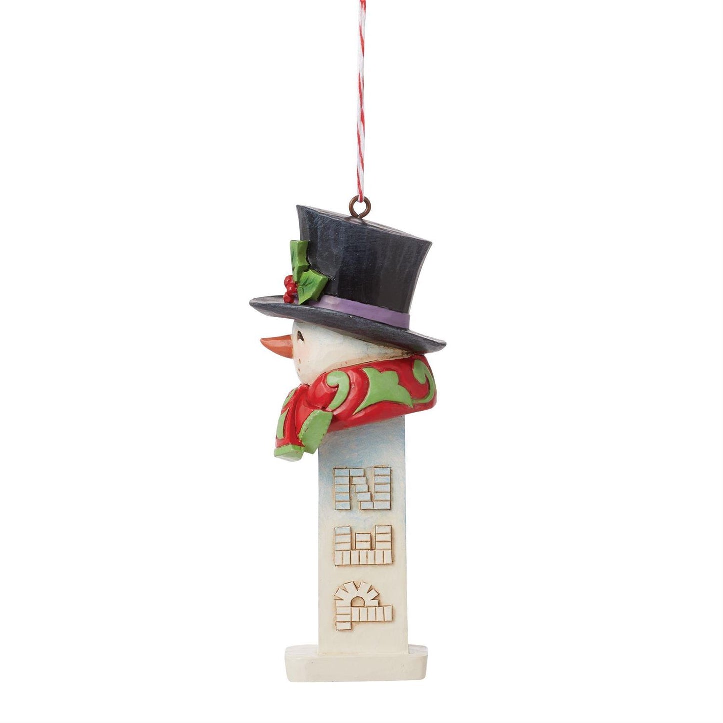 Snowman PEZ Dispenser Ornament