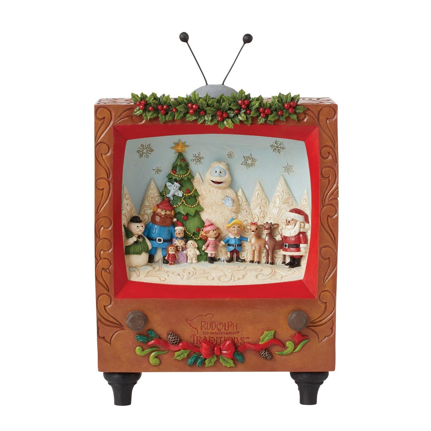 Rudolph LED Diorama TV Scene