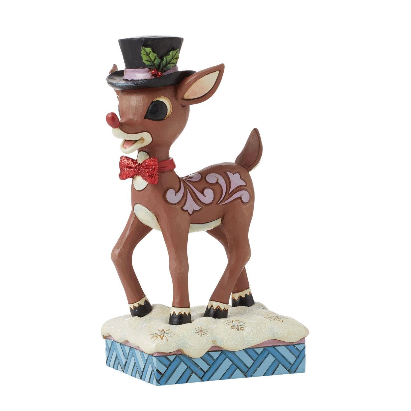 Rudolph in Top Hat & Bowtie