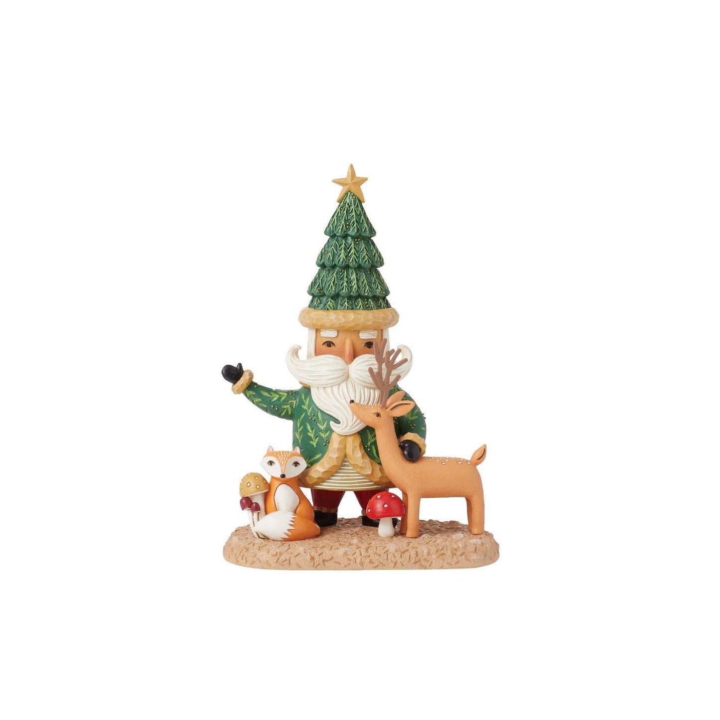 Santa and Forest Friends Figurine