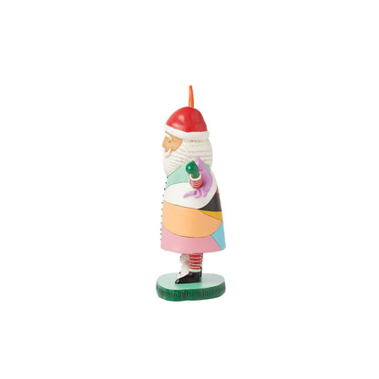 Crazy Cat Santa Figurine