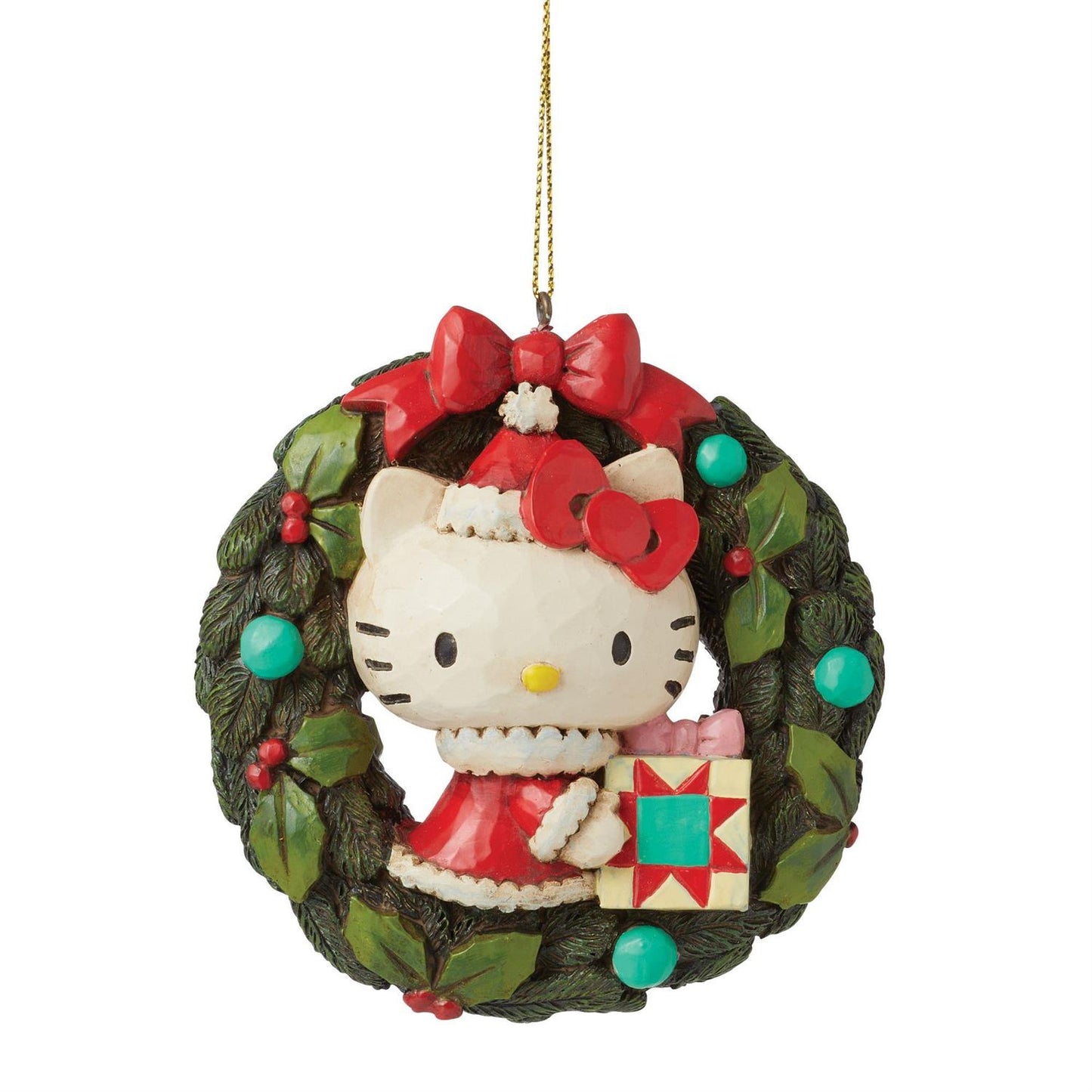 Hello Kitty Wreath Ornament