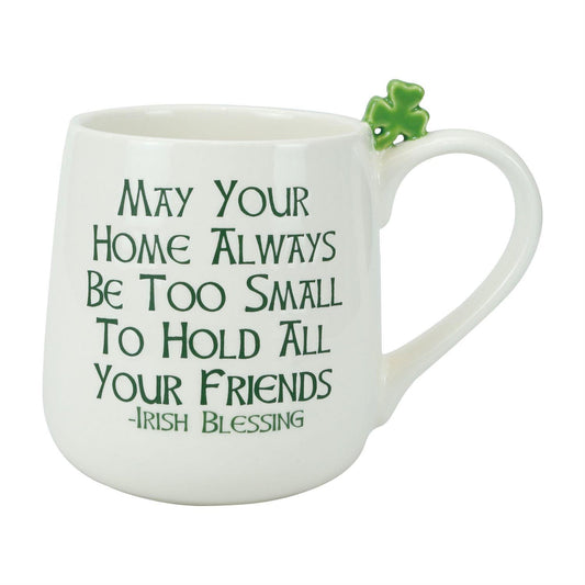 Irish Blessing Sculpted Mug