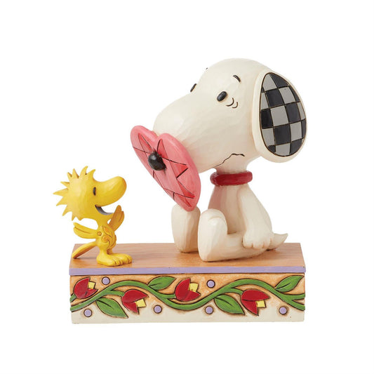 Snoopy with Nose Through Heart