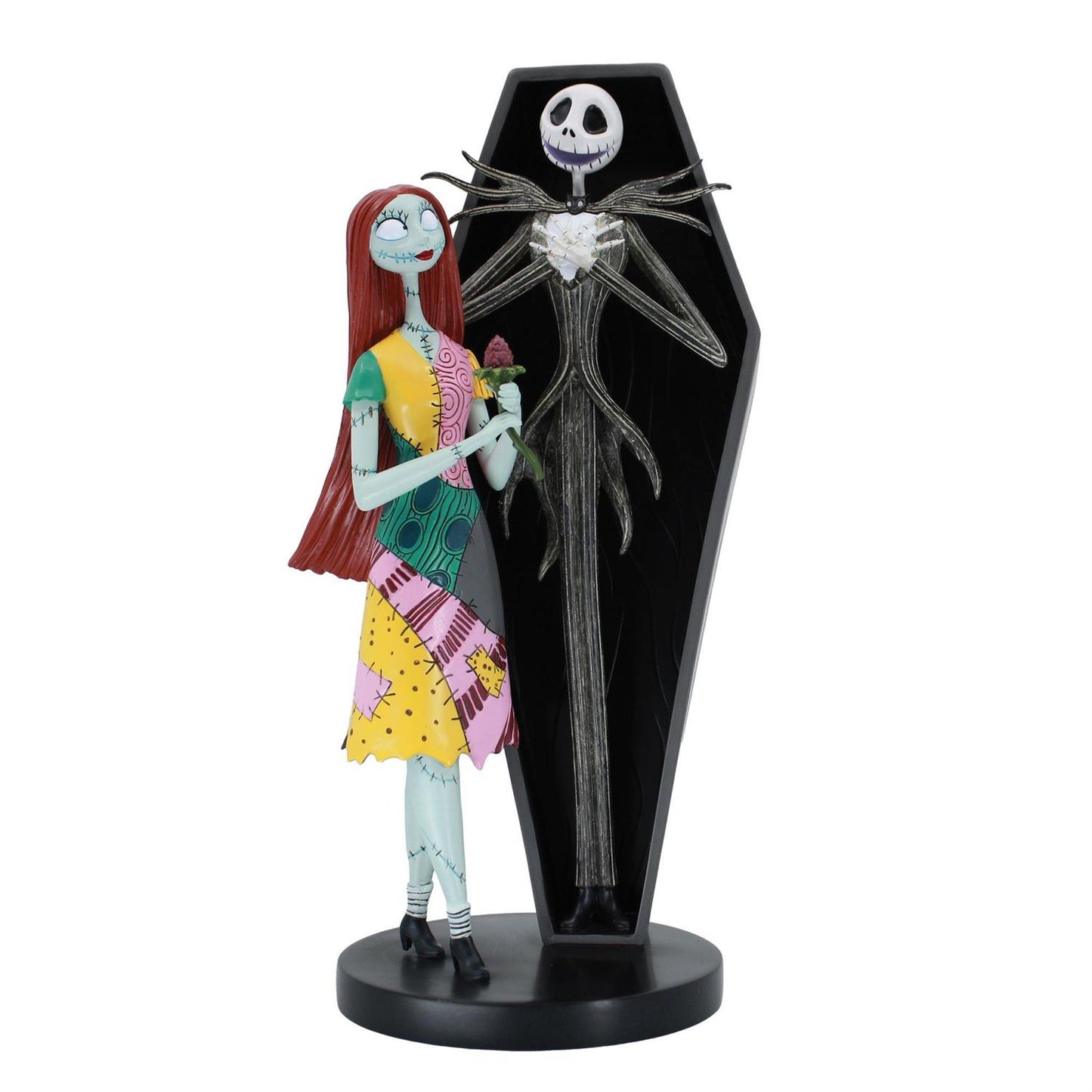 Jack & Sally Coffin Figurine