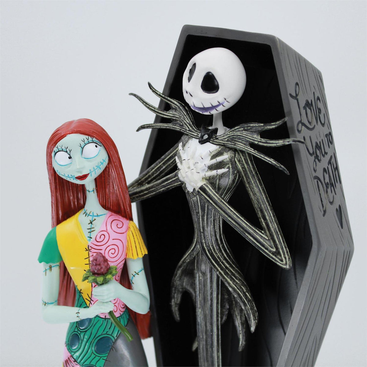 Jack & Sally Coffin Figurine