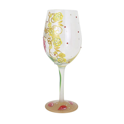 Bold Like A Rose Glass