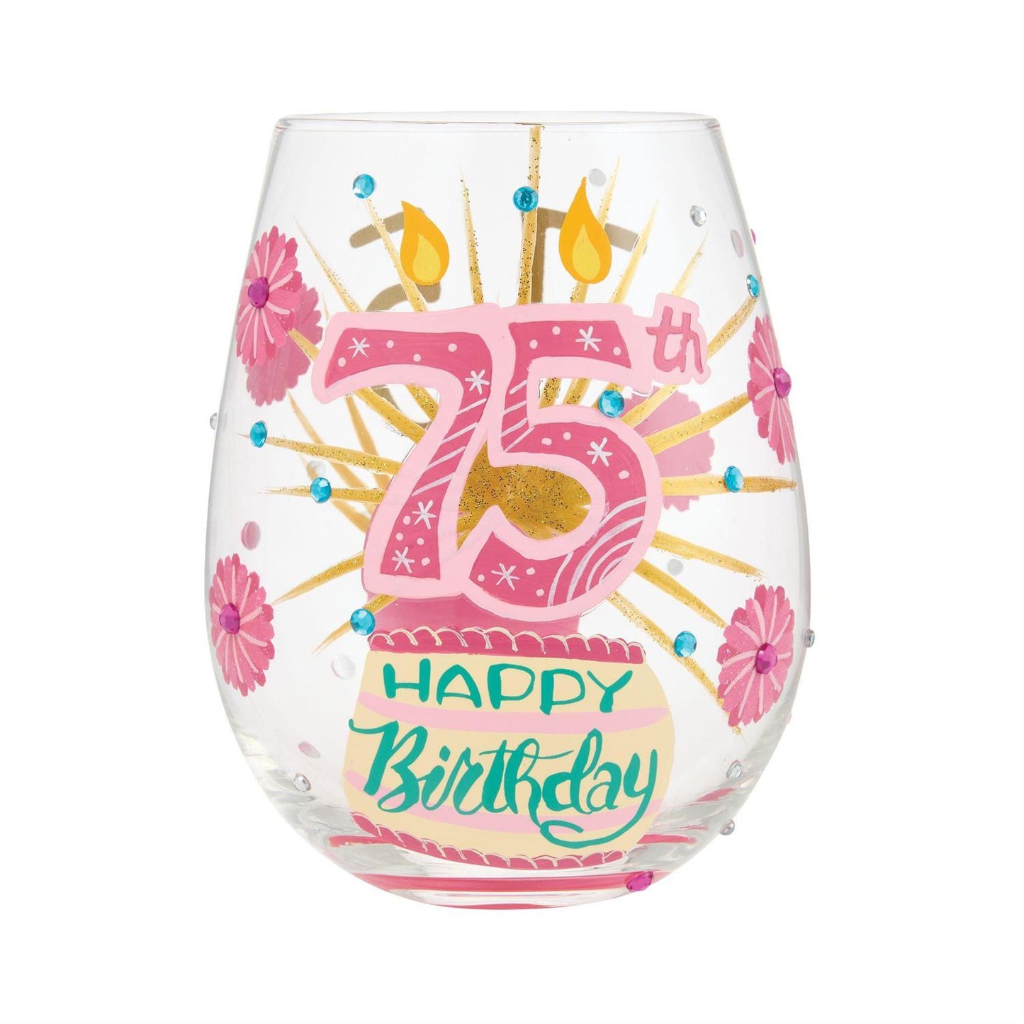 Lolita Happy 75th Birthday Stemless