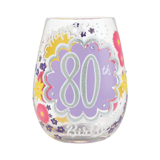 Lolita Happy 80th Birthday Stemless