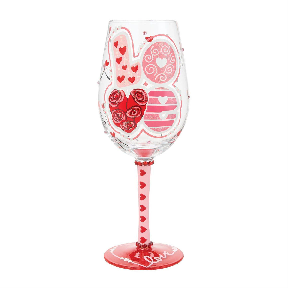 My Love Wine Glass