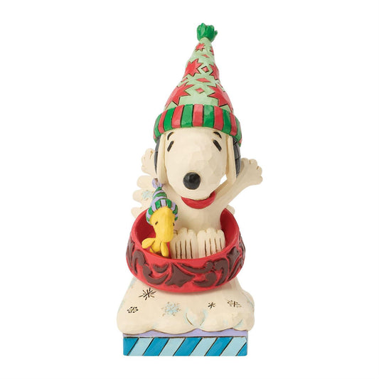 Snoopy Woodstock Dog Bowl Sled