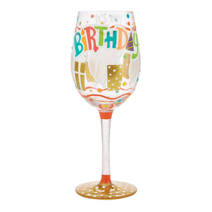 It's My Birthday Wine Glass