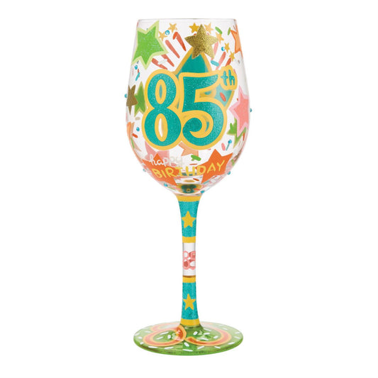 Lolita Happy 85th Birthday Wine Glass