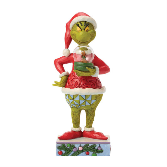 Grinch Holding Dome with Max