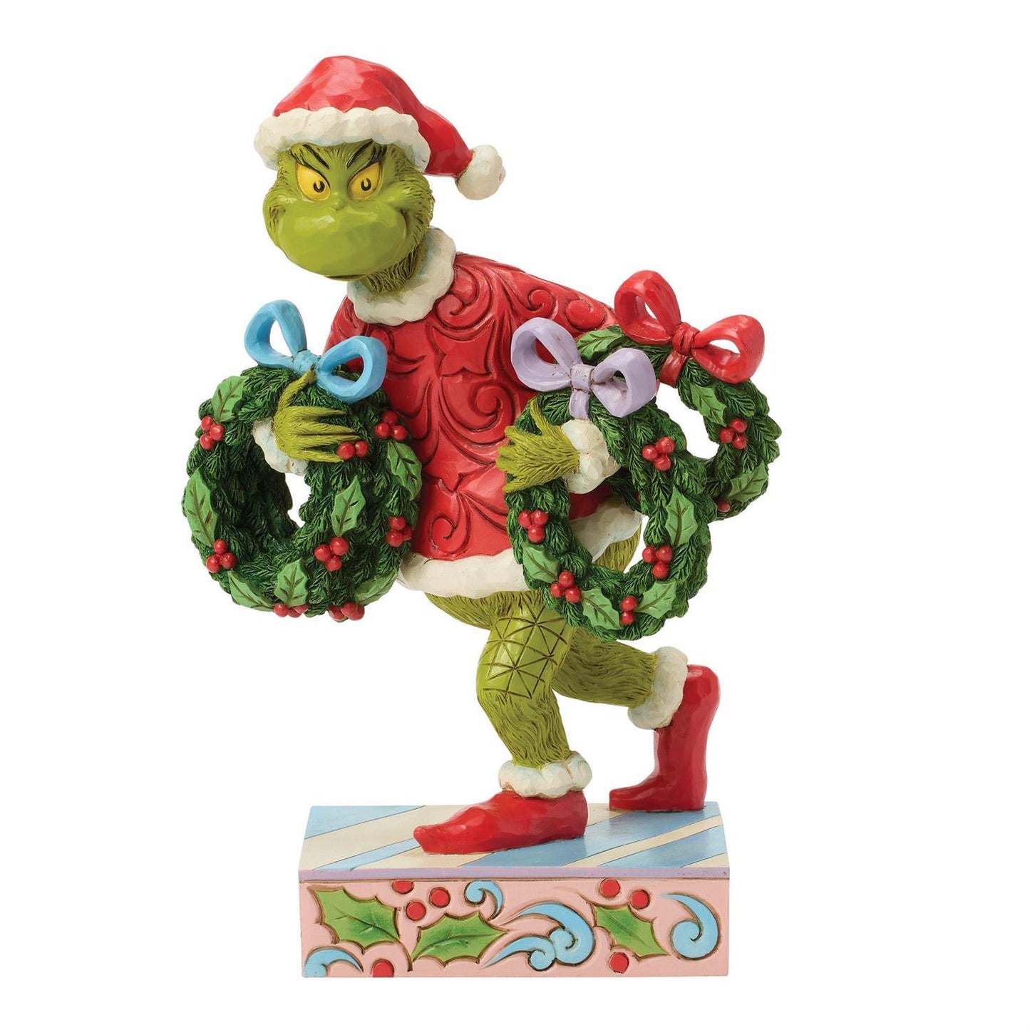 Grinch with Multiple Wreaths