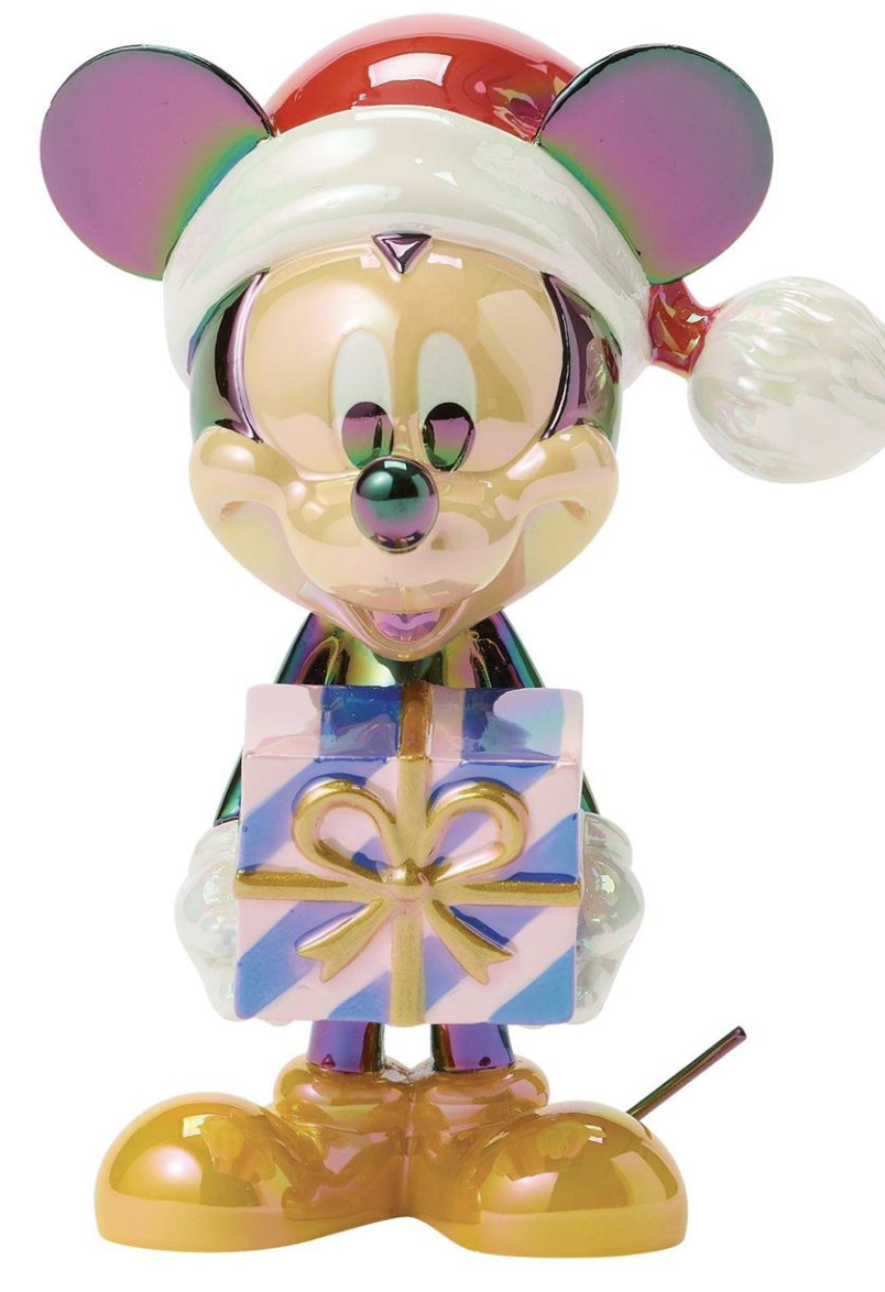 Mickey Mouse Christmas Present Figurine