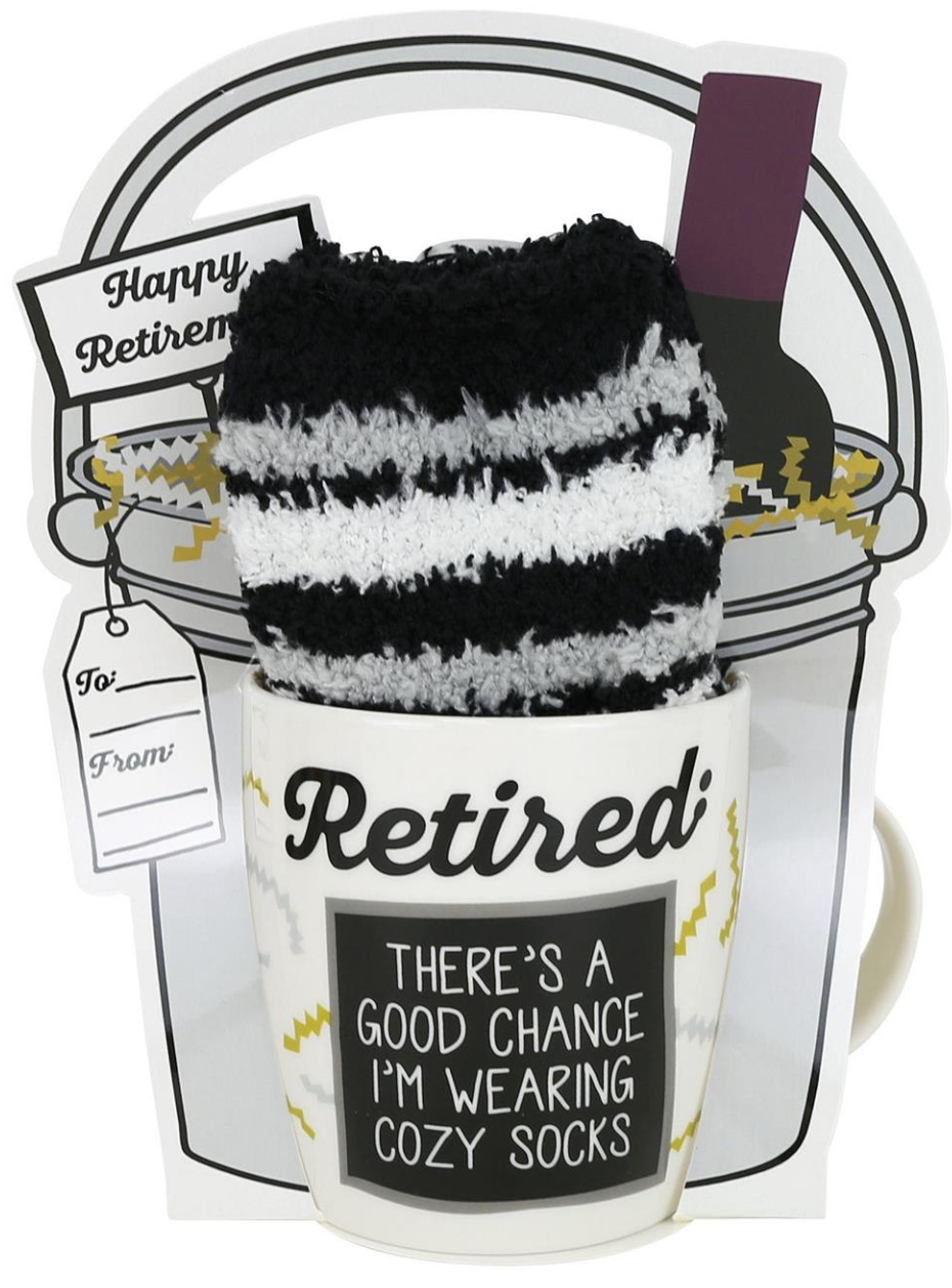 Retirement Mug and Socks Set