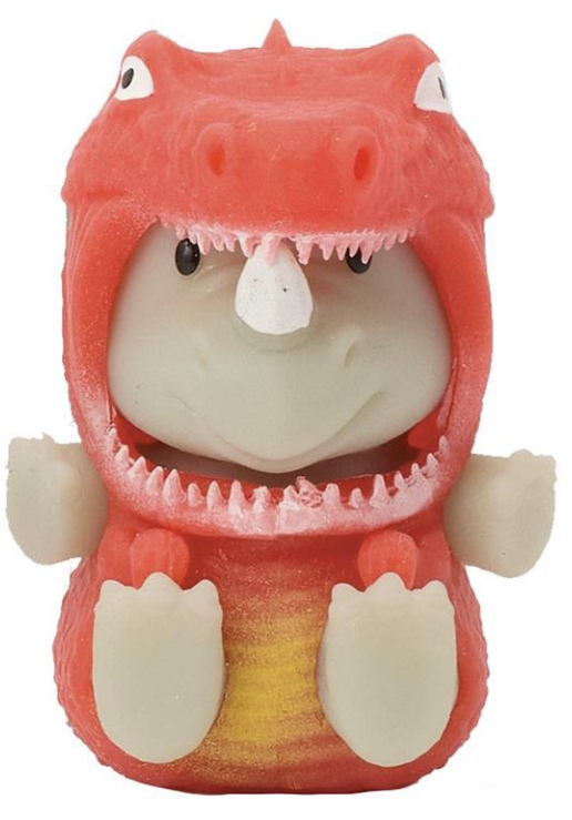 Bear Lala Dinosaur Rhino Figurine
