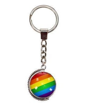 Rotating PRIDE Keychain