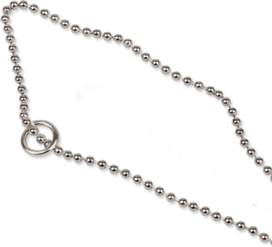 Bead Chain For ID Tag, with Jump Ring