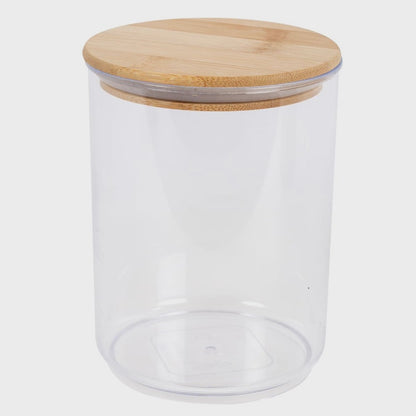 Acrylic Container with Airtight Bamboo Lid