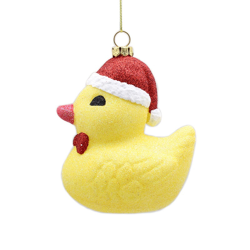 Santa Duck Ornament-1