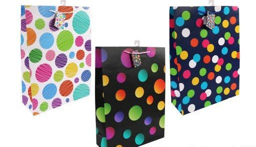 Jumbo Dots & Circles Gift Bag