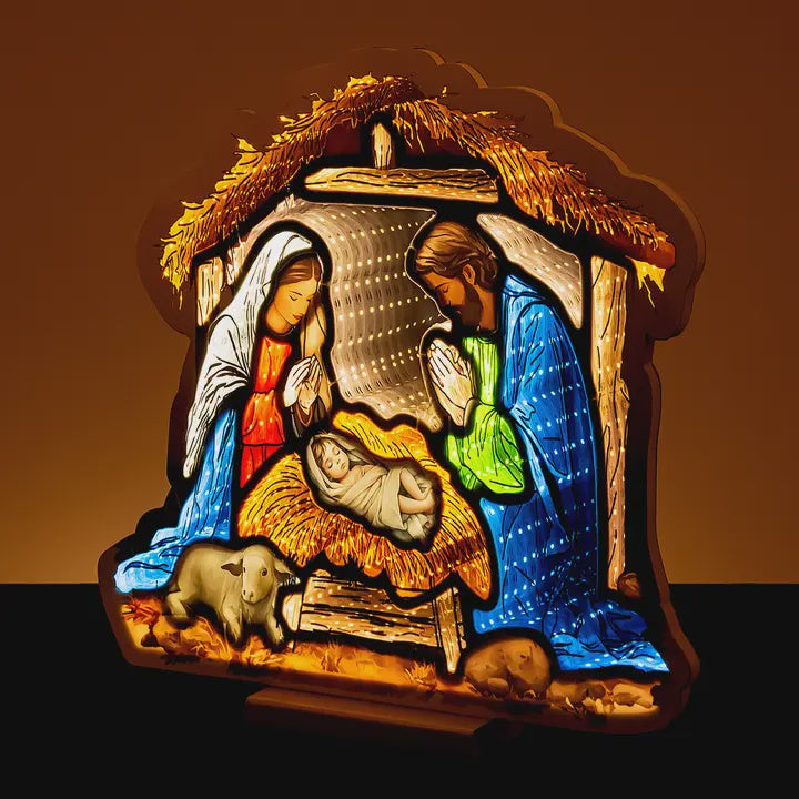 15.5" Holy Family Infinity Light