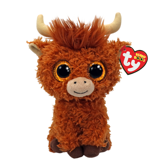 TY Alfie Highland Cow Plush