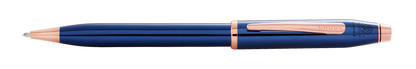 Cross Century II Blue Lacquer with Rose Gold Trim