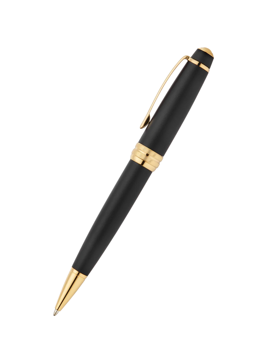 Cross Bailey Ballpoint Pen (Matte Black Gold)