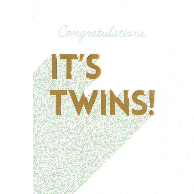 Congratulations It's Twins Card