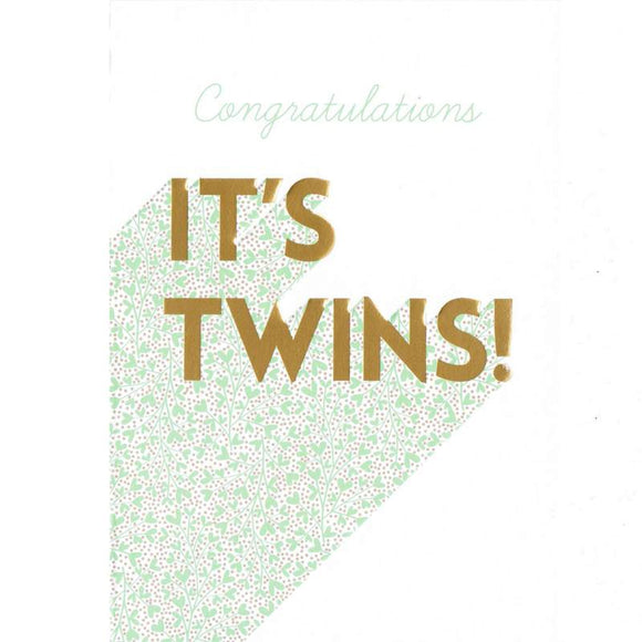 Congratulations It's Twins Card