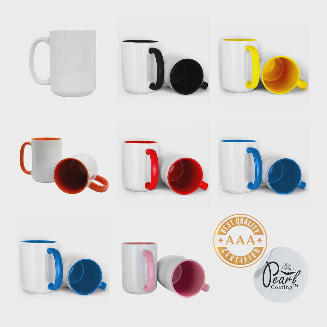Customizable 15oz Mug w/ Assorted Colours