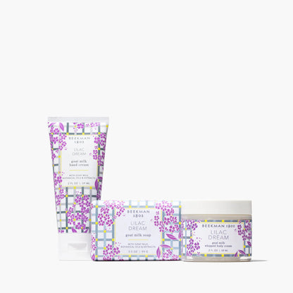 Beekman 1802 Lilac Dream Bodycare Gift Set - Wake up and Smell the Lilacs