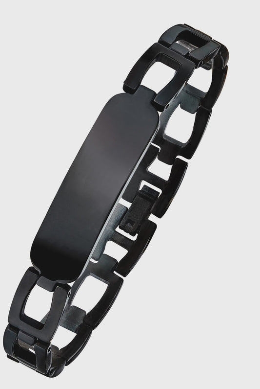Black Stainless Steel Bracelet