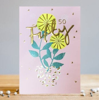 50th Birthday Card