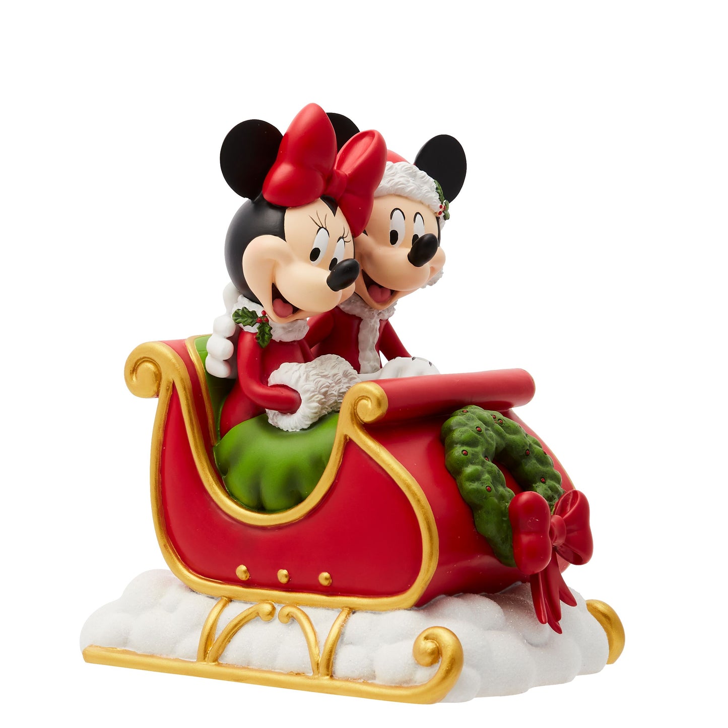 Holiday Mickey and Minnie Figurine