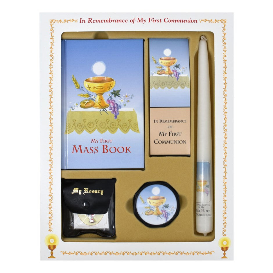 First Mass Book Deluxe Set Black (My First Eucharist)