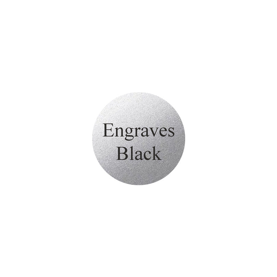 Silver Circle Laser Plaque (Engraving included)