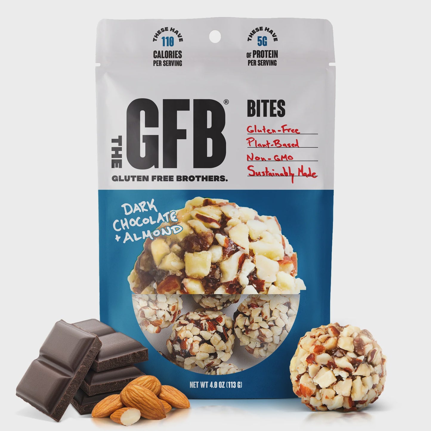 Dark Chocolate Almond Bites