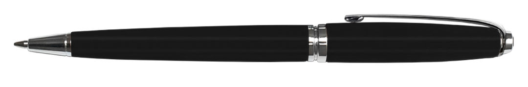 Culmer Deco Black Ballpoint Pen