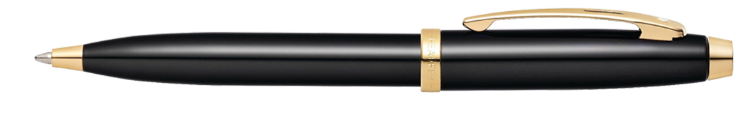 Sheaffer 100 Glossy Black with Gold Ballpoint Pen