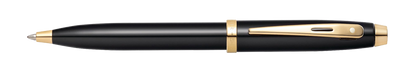 Sheaffer 100 Glossy Black with Gold Ballpoint Pen