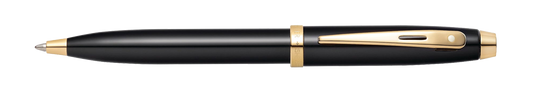 Sheaffer 100 Glossy Black with Gold Ballpoint Pen