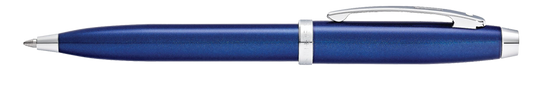 Sheaffer 100 Glossy Blue Lacquer Ballpoint Pen