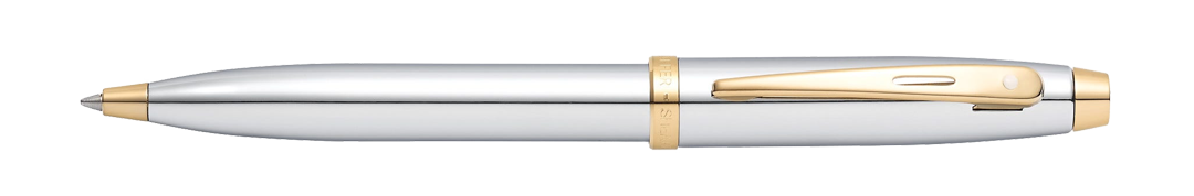 Sheaffer 100 Chrome with Gold Tone Ballpoint Pen